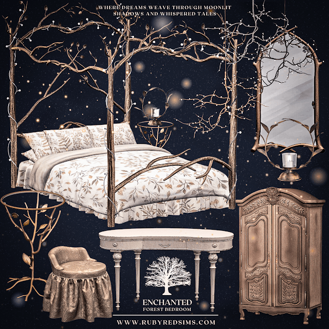 Скриншот мода Набор для спальни Enchanted Forest Bedroom